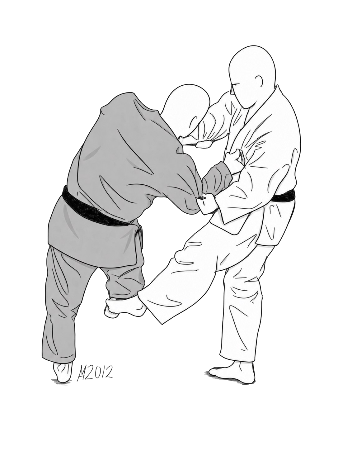 De ashi barai technique