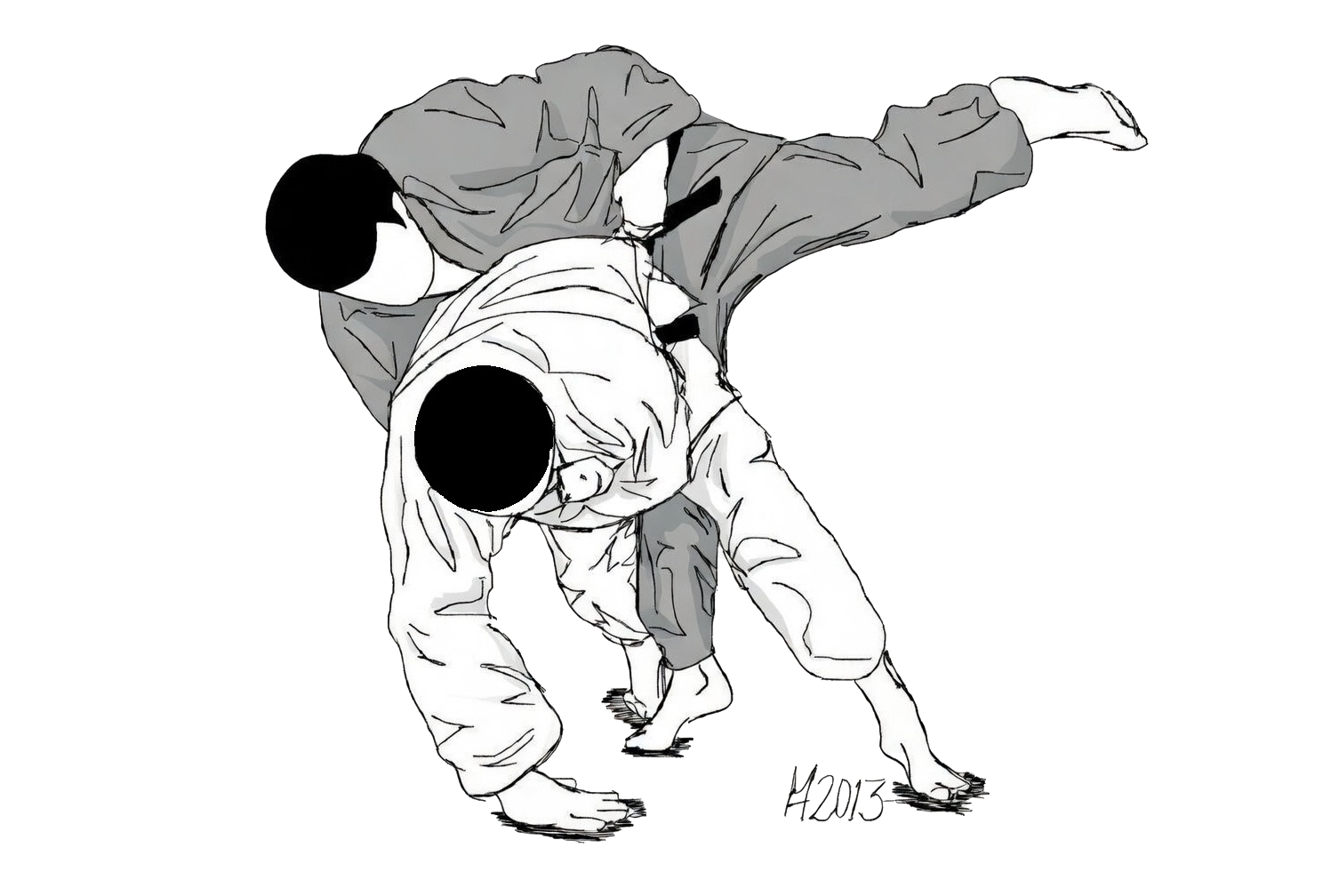 Soto maki komi technique
