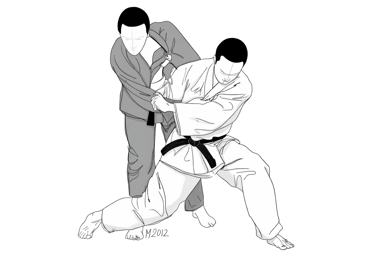 Tai otoshi technique