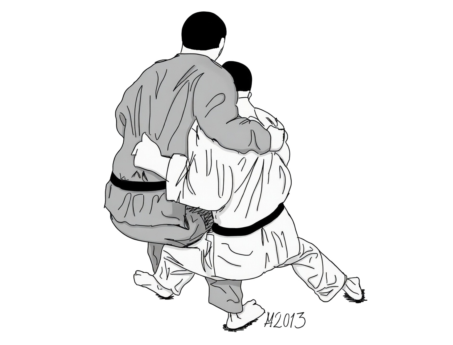 Tani otoshi technique