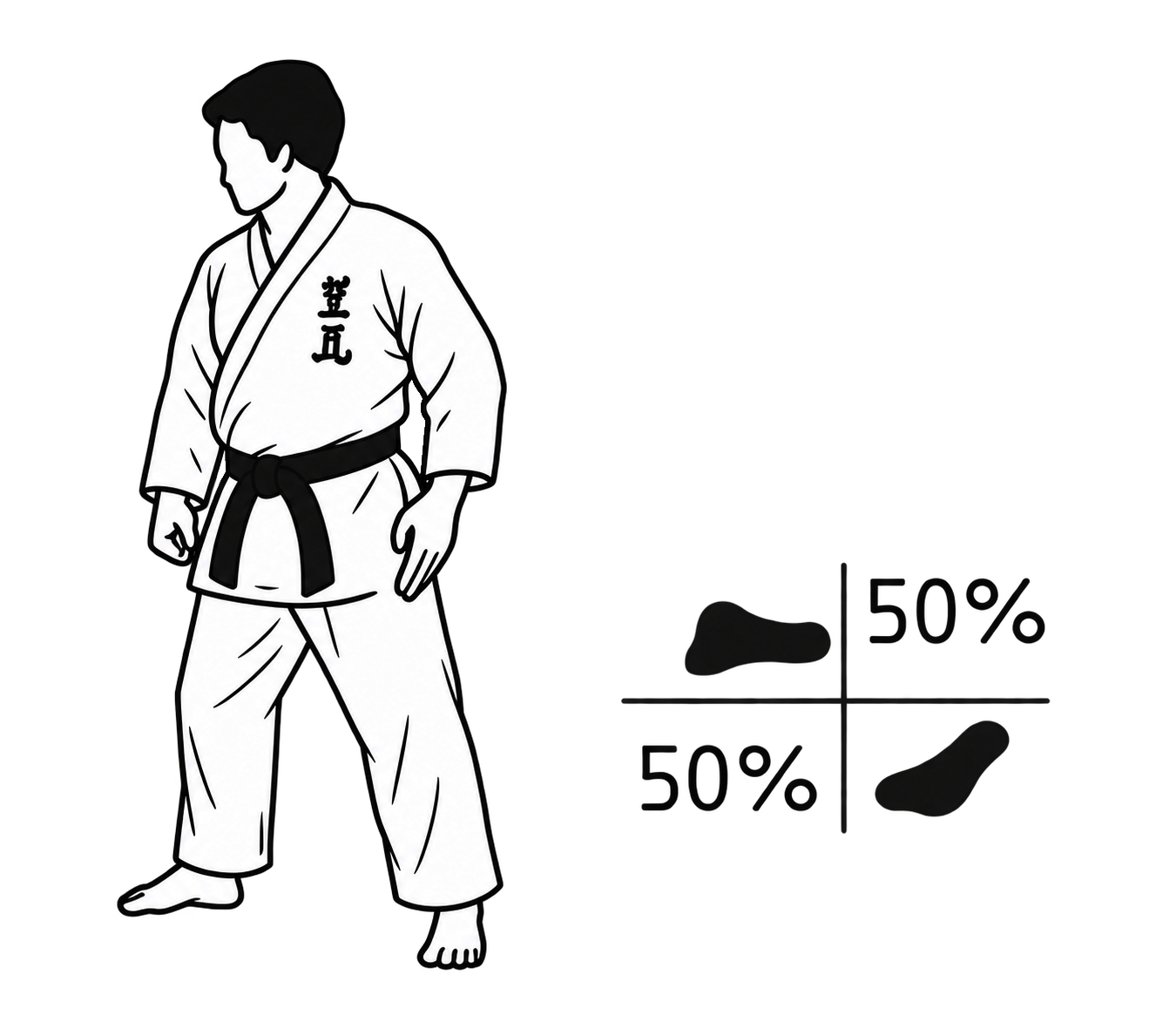 Hanmi shizentai technique