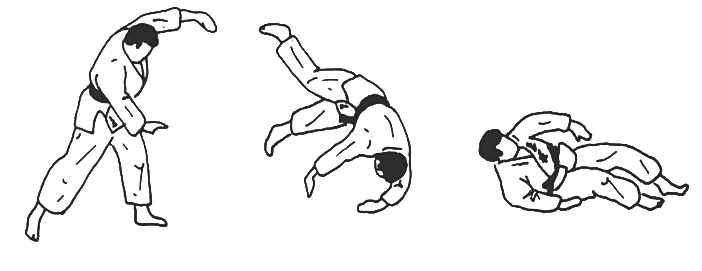 Mae mawari ukemi technique