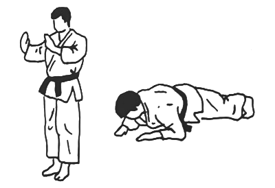 Mae ukemi technique