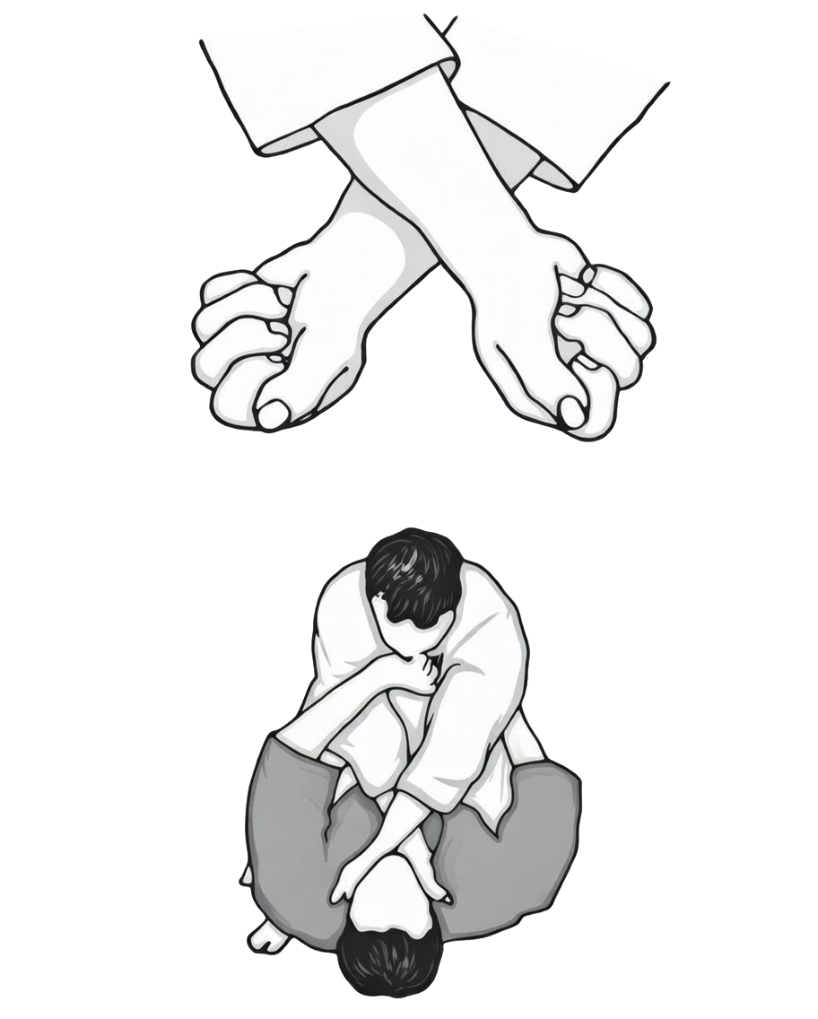 Gyaku juji jime technique