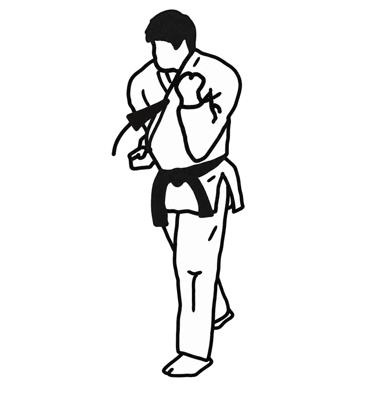 Uchi uke technique